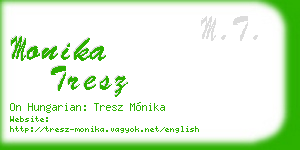 monika tresz business card